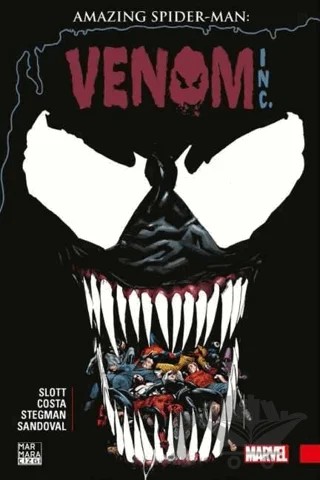 Venom Inc. – Dan Slott, Mike Costa – Marmara Çizgi kitap kapağı