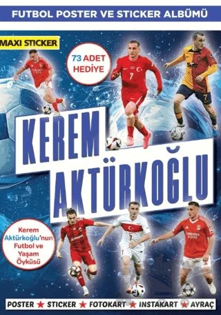 Kerem Aktürkoğlu Poster ve Sticker Albümü 007 – Ersin Barboros – Maxi Yayıncılık kitap kapağı