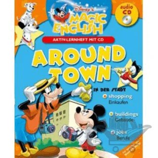 Magic English - İngilizce Araştırma Kitabı - Around Town – Kolektif – Doğan Egmont Yayıncılık kitap kapağı