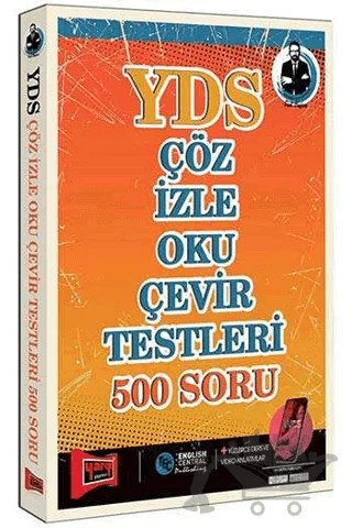 YDS Çöz İzle Oku Çevir Testleri 500 Soru – Kolektif – Yargı Yayınevi kitap kapağı