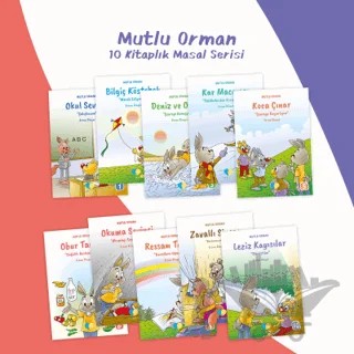 Mutlu Orman Masal Serisi 10 Kitap 1. Sınıf – Ercan Dinçer – Mor Elma Yayıncılık kitap kapağı