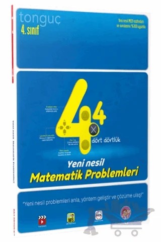 4. Sınıf Dört Dörtlük Matematik – Kolektif – Tonguç Akademi kitap kapağı