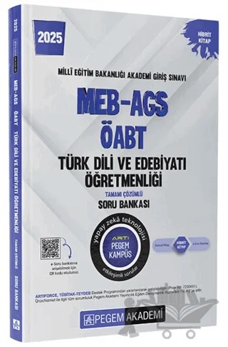 2025 MEB-AGS-ÖABT Türk Dili ve Edebiyat Tamamı Çözümlü Soru Bankası – Kollektif – Pegem Akademi Yayıncılık kitap kapağı