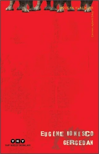 Gergedan – Eugene Ionesco – Yapı Kredi Yayınları kitap kapağı