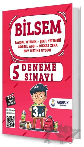 3. Sınıf 5’li Bilsem Deneme Sınavı Tamamı Video Çözümlü – Kollektif – Ardışık Yayınları kitap kapağı