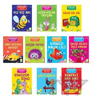 Mini Mini Fabllar Karakter Geliştiren Masallar (10 Kitap Takım) – Fatma Işık – Ema Çocuk kitap kapağı