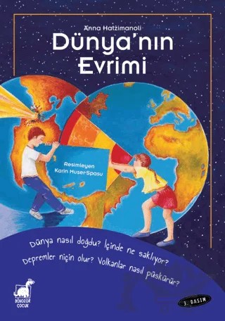 Dünya'nın Evrimi – Anna Hatzimanoli – Dinozor Çocuk kitap kapağı