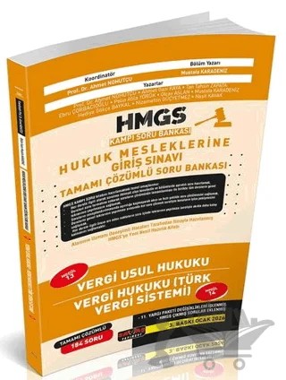 HMGS Kampı Vergi Usul Hukuku, Vergi Hukuku Soru Bankası – Mustafa Karadeniz – Savaş Yayınevi kitap kapağı