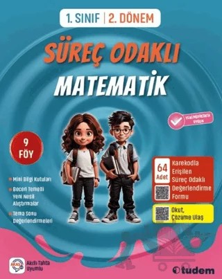 1. Sınıf 2. Dönem Süreç Odaklı Matematik – Kolektif – Tudem Yayınları kitap kapağı