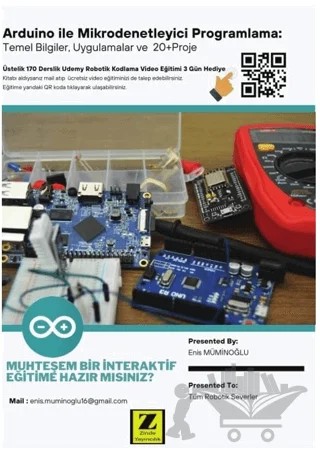 Arduino İle Mikrodenetleyici Programlama – Enis Müminoğlu – Zinde Yayıncılık kitap kapağı