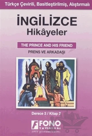 Prens ve Arkadaşı (derece 3-B) – Şükrü Meriç – Fono Yayınları kitap kapağı
