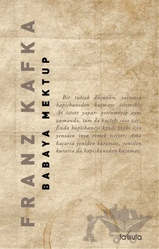 Babaya Mektup – Franz Kafka – Fabula Kitap kitap kapağı