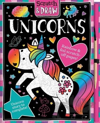 Scratch And Draw - Unicorns – Lisa Regan – IMAGINE THAT kitap kapağı