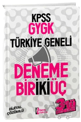 2024 KPSS GYGK Türkiye Geneli Birikiüç 3'lü Deneme – Kolektif – İSEM Yayıncılık kitap kapağı
