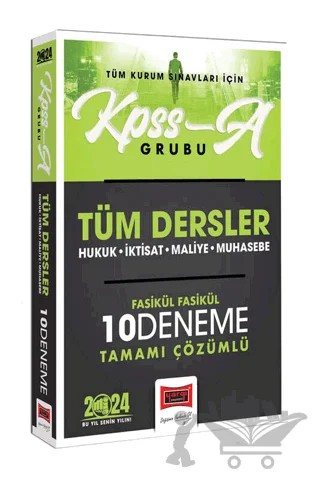 KPSS A-Grubu Tüm Dersler Tamamı Çözümlü Fasikül Fasikül 10 Deneme – Kolektif – Yargı Yayınevi kitap kapağı