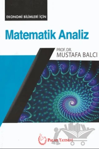 Matematik Analiz – Mustafa Balcı – Palme Yayıncılık kitap kapağı