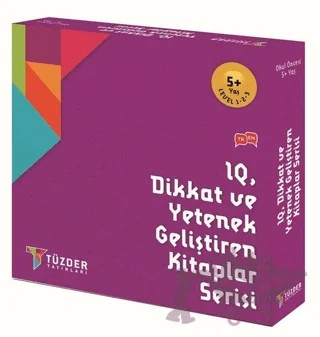 IQ Dikkat ve Yetenek Geliştiren Kitaplar Serisi Seti Level 1-2-3 (9 Kitap Takım) 5+ Yaş – Kolektif – TÜZDER Yayınları kitap kapağı