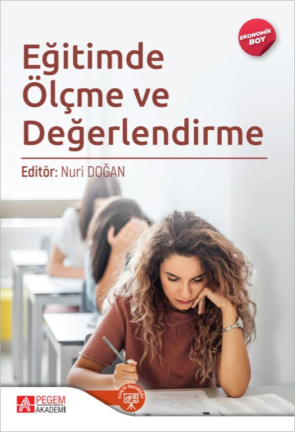 Eğitimde Ölçme ve Değerlendirme (Ekonomik Boy) – Pegem Akademi Yayıncılık kitap kapağı