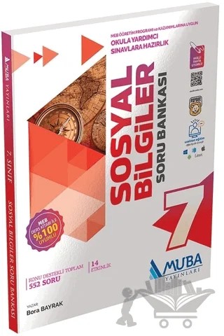 7. Sınıf Sosyal Bilgiler Soru Bankası – Bora Bayrak – Muba Yayınları kitap kapağı