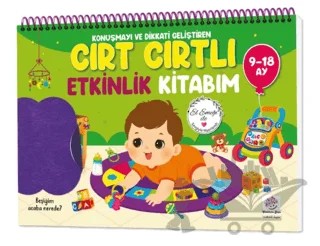 9-18 Ay İlk Cırt Cırtlı - Keçeli Etkinlik Kitabım – Kolektif – Yükselen Zeka Yayınları kitap kapağı