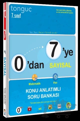 0'dan 7'ye Sayısal Konu Anlatımlı Soru Bankası – Kolektif – Tonguç Akademi kitap kapağı