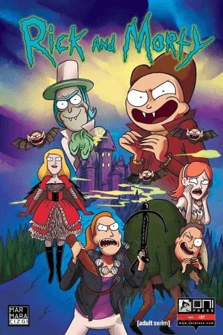 Rick and Morty 37 – Zac Gorman – Marmara Çizgi kitap kapağı