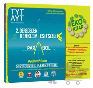 TYT AYT Matematik Fasikülleri - İkinci Dereceden Denklemler - Parabol - Eşitsizlikler Eko – Kolektif – Tonguç Akademi kitap kapağı