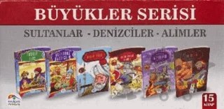 Büyükler Serisi Sultanlar - Denizciler - Alimler (15 Kitap Set Kutulu) – Hasan Yiğit – Maviçatı Yayınları kitap kapağı