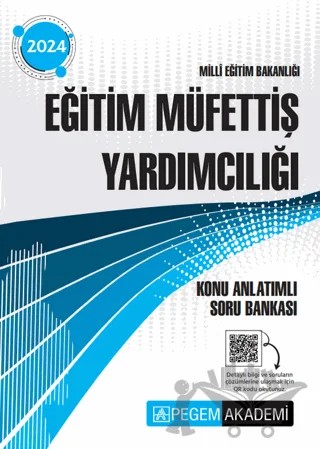 2024 Milli Eğitim Bakanlığı Eğitim Müfettiş Yardımcılığı Konu Anlatımlı Soru Bankası – Kolektif – Pegem Akademi Yayıncılık kitap kapağı