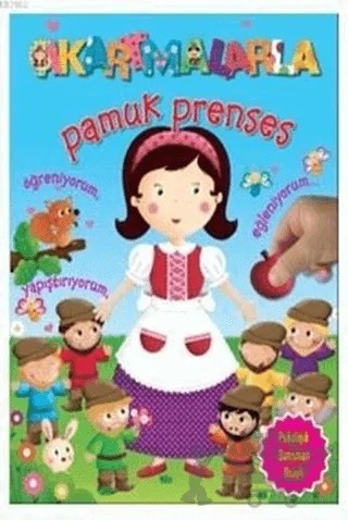 Çıkartmalarla Pamuk Prenses – Kolektif – Parıltı Yayınları kitap kapağı