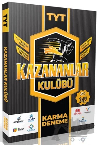 TYT Kazananlar Kulübü 7 Video Çözümlü Karma Deneme – Kolektif – Paraf Yayınları kitap kapağı