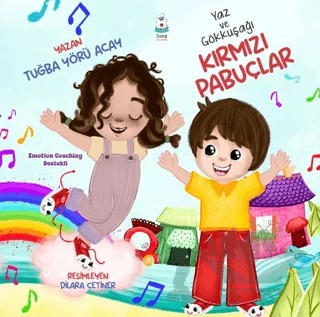 Yaz ve Gökkuşağı - Kırmızı Pabuçlar – Tuğba Yörü Acay – Luna Yayınları kitap kapağı