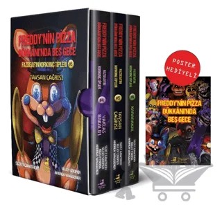 Fazbearin Korkunç Tipleri Poster Hediyeli Kutulu Set – Scott Cawthon – Olimpos Çocuk kitap kapağı