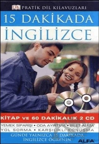 15 Dakikada İngilizce – Kolektif – Alfa Yayınları kitap kapağı