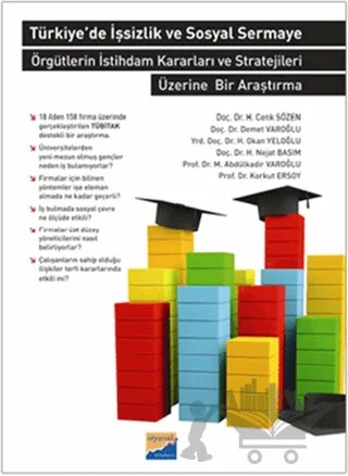 Türkiye’de İşsizlik ve Sosyal Sermaye – Kolektif – Siyasal Kitabevi - Akademik Kitaplar kitap kapağı