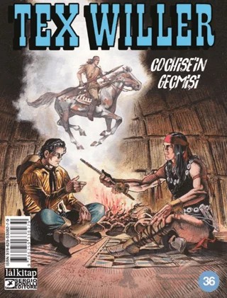 Tex Willer sayı 36 – Mauro Boselli – Lal Kitap kitap kapağı