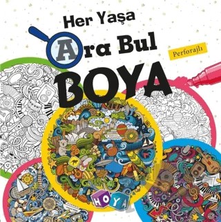 Her Yaşa Ara Bul Boya (Perforajlı) – Kolektif – Hoya kitap kapağı