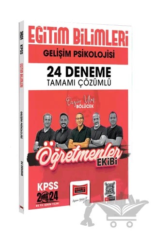 2024 KPSS Eğitim Bilimleri Öğretmenler Ekibi Gelişim Psikolojisi Tamamı Çözümlü 24 Deneme – Özgür Ulaş Bölücek – Yargı Yayınevi kitap kapağı