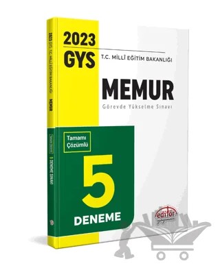 Milli Eğitim Bakanlığı Memur GYS Tamamı Çözümlü 5 Deneme Sınavı – Turgut Meşe – Editör Yayınevi kitap kapağı