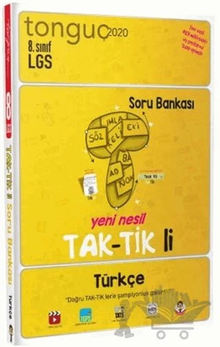 2020 LGS 8. Sınıf Türkçe Yeni Nesil Taktikli Soru Bankası – Kolektif – Tonguç Akademi kitap kapağı