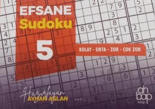Efsane Sudoku 5 – Kolektif – Ahbap Kitap kitap kapağı