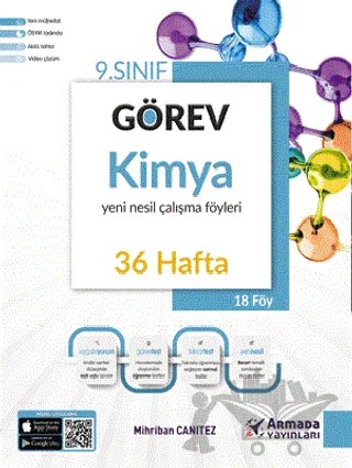 9. Sınıf Kimya Görev Çalışma Föyleri – Mihriban Canıtez – Armada Yayınları kitap kapağı