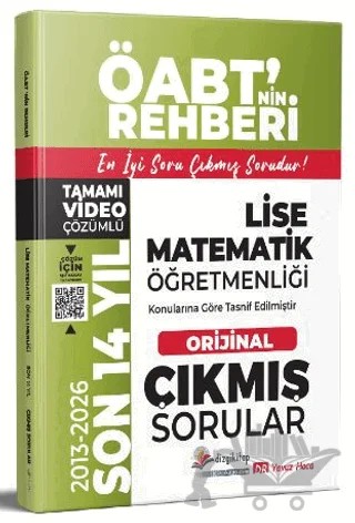 2027 MEB AGS ÖABT Lise Matematik Öğretmenliği Çıkmış Sorular Son 14 Yıl Orijinal Video Çözümlü – Yavuz Hoca – Dizgi Kitap kitap kapağı