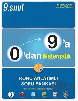 0'dan 9'a Matematik Konu Anlatımlı Soru Bankası – Kolektif – Tonguç Akademi kitap kapağı