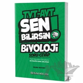 TYT AYT Biyoloji Sen Bilirsin Soru - Cevap Kitabı – Dilek Kuvvet – Benim Hocam Yayınları kitap kapağı