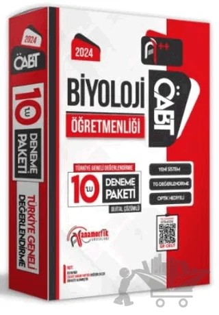 2024 ÖABT Biyoloji Öğretmenliği Türkiye Geneli 10 Deneme Dijital Çözümlü – Kolektif – Anamorfik Yayınları kitap kapağı