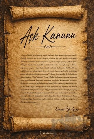 Aşk Kanunu – Emin Yalçın – İkinci Adam Yayınları kitap kapağı