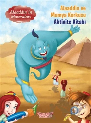 Alaaddin ve Mumya Korkusu Aktivite Kitabı - Alaaddin'in Maceraları – Kolektif – Yumurcak Yayınları kitap kapağı
