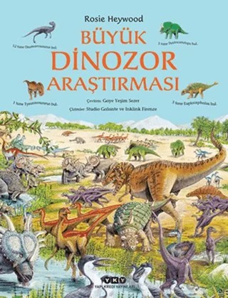 Büyük Dinozor Araştırması – Rosie Heywood – Yapı Kredi Yayınları kitap kapağı