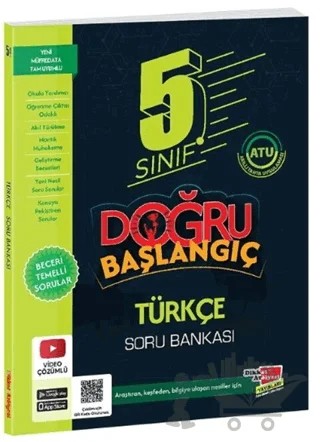 5. Sınıf Türkçe Doğru Başlangıç Soru Bankası – Kolektif – Dikkat Atölyesi Yayınları kitap kapağı